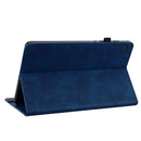 For Lenovo Tab M10 10.1 3rd Gen Skin Feel Solid Color Zipper Leather Tablet Case(Blue)