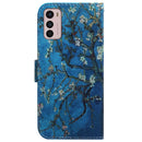 For Motorola Moto G42 Coloured Drawing Leather Phone Case(Apricot)