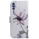 For Tecno Spark 8 Pro Coloured Drawing Leather Phone Case(Magnolia Flower)