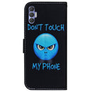 For Tecno Spark 8 Pro Coloured Drawing Leather Phone Case(Anger)