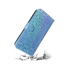 For Honor X7 Colorful Magnetic Buckle Leather Phone Case(Blue)