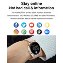 AK32 1.36 inch IPS Touch Screen Smart Watch, Support Bluetooth Calling/Blood Oxygen Monitoring,Style: Silicone Watch Band(Silver Black)