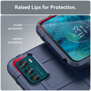 For Motorola Moto G42 Full Coverage Shockproof TPU Phone Case(Blue)
