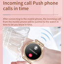 AK35 1.32 inch IPS Color Screen Smart Watch, Support Sleep Monitoring/Blood Oxygen Monitoring(Gold Pink Silicone Watch Band)