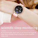 AK35 1.32 inch IPS Color Screen Smart Watch, Support Sleep Monitoring/Blood Oxygen Monitoring(Silver Steel Watch Band)