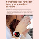 AK35 1.32 inch IPS Color Screen Smart Watch, Support Sleep Monitoring/Blood Oxygen Monitoring(Silver Steel Watch Band)