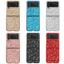 For Samsung Galaxy Z Flip4 Glitter Powder Shockproof TPU Phone Case(Red)