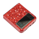 For Samsung Galaxy Z Flip4 Glitter Powder Shockproof TPU Phone Case(Red)
