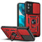 For Motorola Moto G52 Sliding Camera Cover Design TPU+PC Phone Case(Red)