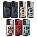 For Motorola Moto G200 5G / Edge S30 Sliding Camera Cover Design TPU+PC Phone Case(Red)