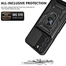 For Motorola Moto G200 5G / Edge S30 Sliding Camera Cover Design TPU+PC Phone Case(Blue)