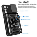 For Motorola Moto G200 5G / Edge S30 Sliding Camera Cover Design TPU+PC Phone Case(Blue)