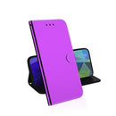 For Motorola Moto G42 Imitated Mirror Surface Horizontal Flip Leather Phone Case(Purple)