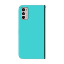 For Motorola Moto G42 Imitated Mirror Surface Horizontal Flip Leather Phone Case(Mint Green)