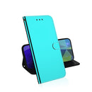 For Motorola Moto G42 Imitated Mirror Surface Horizontal Flip Leather Phone Case(Mint Green)