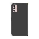 For Motorola Moto G42 Imitated Mirror Surface Horizontal Flip Leather Phone Case(Black)