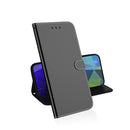 For Motorola Moto G42 Imitated Mirror Surface Horizontal Flip Leather Phone Case(Black)