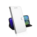 For Motorola Moto G42 Imitated Mirror Surface Horizontal Flip Leather Phone Case(Silver)