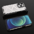 Lanyard Honeycomb Phone Case For iPhone 14 Pro(White)