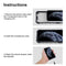 Lanyard Honeycomb Phone Case For iPhone 14 Pro(Black)