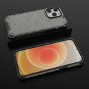 Lanyard Honeycomb Phone Case For iPhone 14 Pro Max(Black)