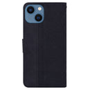 Geometric Embossed Leather Phone Case For iPhone 14 Max(Black)