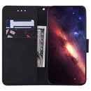 Geometric Embossed Leather Phone Case For iPhone 14 Pro Max(Black)