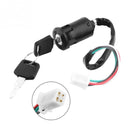 5 PCS Motorcycle Female Plug Ignition Key Switch Set