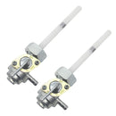 2 PCS Motorcycle Fuel Tap Valve Petcock Fuel Tank Gas Switch for Honda CB400/CB500/CB550/CB750(White)