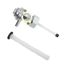2 PCS Motorcycle Fuel Tap Valve Petcock Fuel Tank Gas Switch for Honda CB400/CB500/CB550/CB750(White)
