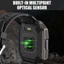 C20 1.71 inch TFT HD Screen Smart Watch, Support Heart Rate Monitoring/Blood Oxygen Monitoring(Green Camouflage)