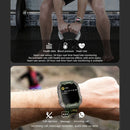 C20 1.71 inch TFT HD Screen Smart Watch, Support Heart Rate Monitoring/Blood Oxygen Monitoring(Green Camouflage)