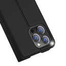 DUX DUCIS Skin Pro Series Shockproof Horizontal Flip Leather Phone Case For iPhone 14 Pro(Black)