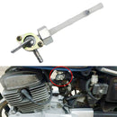 Motorcycle Fuel Tap Valve Petcock Fuel Tank Gas Switch for Honda CB400F 1977(White)