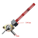 Motorcycle Fuel Tap Valve Petcock Fuel Tank Gas Switch for Honda CB400F 1977(White)