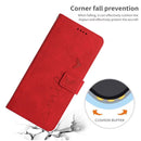 For Motorola Moto G40 Fusion/G60 Skin Feel Heart Pattern Leather Phone Case(Red)