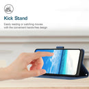 For Motorola Moto G40 Fusion/G60 Skin Feel Heart Pattern Leather Phone Case(Blue)