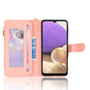 For Samsung Galaxy A32 5G / M32 5G Litchi Texture Zipper Leather Phone Case(Pink)
