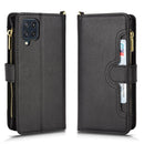 For Samsung Galaxy M32 4G Litchi Texture Zipper Leather Phone Case(Black)
