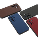 For Huawei Enjoy 50 China/nova Y70 4G Global/nova Y70 Plus Fine Hole Carbon Fiber Texture Shockproof Phone Case(Red)