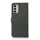For Motorola Moto G42 KHAZNEH Matte Texture Leather Phone Case(Green)