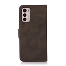 For Motorola Moto G42 KHAZNEH Matte Texture Leather Phone Case(Brown)