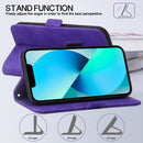 For Motorola Moto G22 RFID Geometric Line Flip Leather Phone Case(Purple)