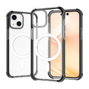 Magsafe Magnetic Acrylic Shockproof Phone Case For iPhone 14(Grey Black)