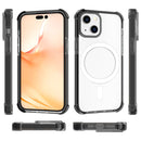 Magsafe Magnetic Acrylic Shockproof Phone Case For iPhone 14(Grey Black)