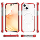 Magsafe Magnetic Acrylic Shockproof Phone Case For iPhone 14 Max(Red)