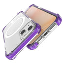 Magsafe Magnetic Acrylic Shockproof Phone Case For iPhone 14 Max(Purple)