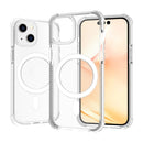 Magsafe Magnetic Acrylic Shockproof Phone Case For iPhone 14 Max(Transparent White)