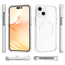 Magsafe Magnetic Acrylic Shockproof Phone Case For iPhone 14 Max(Transparent White)