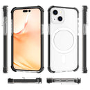 Magsafe Magnetic Acrylic Shockproof Phone Case For iPhone 14 Max(Transparent Black)